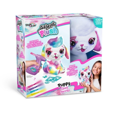 Творчески комплект, Canal Toys, Плюшена играчка за оцветяване, Сладко кученце