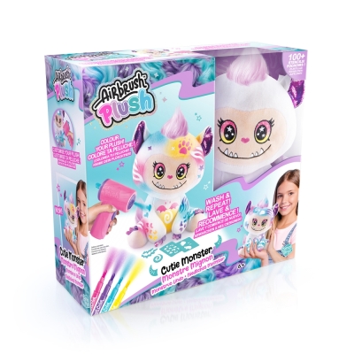 Творчески комплект, Canal Toys, Плюшена играчка за оцветяване, Сладко чудовище