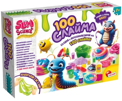 Творчески комплект, Lisciani, Slumi Science, Направи си сам 100 слайма