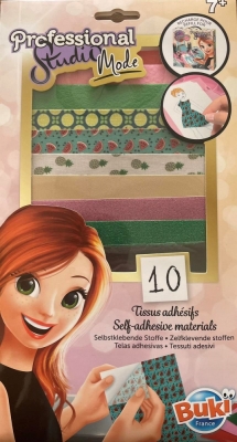 Комплект самозалепващи се материали, Buki France, Професионално модно студио, Допълнение 5418, 10 листа