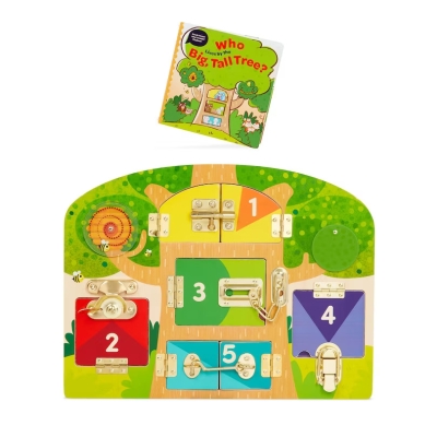 Образователна игра, Battat, Табло с ключалки и резета, 2 части