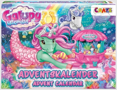 Коледен адвент календар, Craze, Galupy Русалка, 24 части