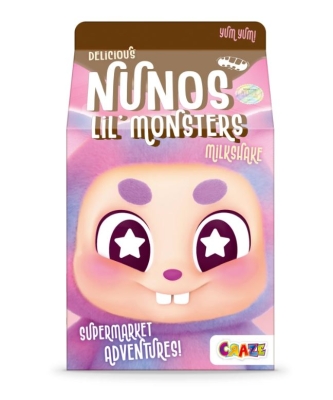 Плюшена играчка ключодържател изненада, Craze, Nunos, 10 см