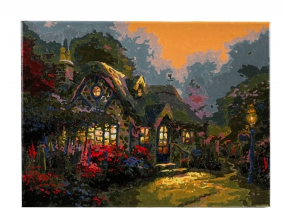 Творчески комплект, Craft Buddy, Рисуване по номера, Вила на свещи, 30 х 40 см