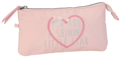 Несесер, Marshmallow, Little Star, 12 x 22 x 1 см, Розов