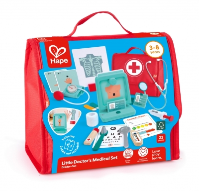 Игрален комплект, Hape, Докторски принадлежности, 22 части