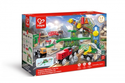 Железопътен комплект, Hape, Планината на съкровищата, 41 части