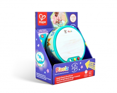 Интерактивна играчка, Hape, Pixelz, Сензорен барабан