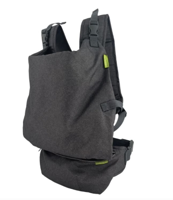 Ергономично кенгуру, Infantino, 2 в 1, Тъмно сиво, от 5.4 до 18 кг.