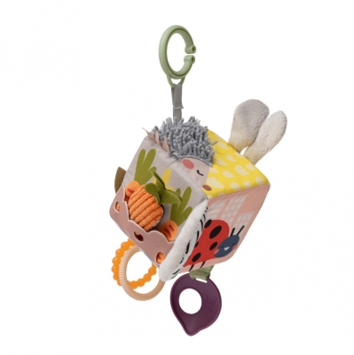Интерактивна играчка, Taf Toys, Мек куб с активности, 33 х 33 см