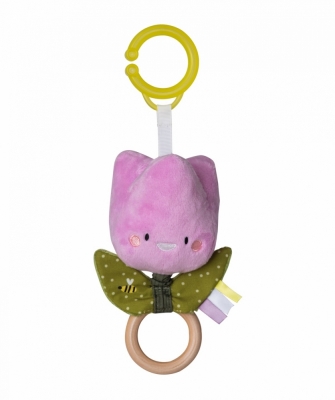 Бебешка мека дрънкалка, Taf Toys, Лале, 18 см