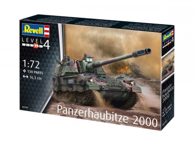 Сглобяем модел, Revell, Panzerhaubitze 2000, 130 части