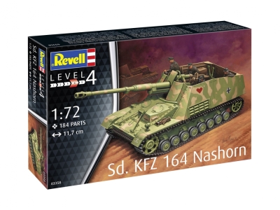 Сглобяем модел, Revell, Танк Sd.Kfz. 164 Nashorn, 184 части