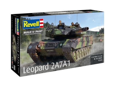 Сглобяем модел, Revell, Танк Leopard 2A7A1, 250 части
