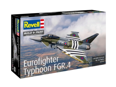 Сглобяем модел, Revell, Самолет, Eurofighter Typhoon FGR.4, 228 части