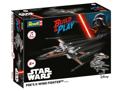 Сглобяем модел, Revell, Star Wars,Poe′s X-Wing Fighter, 18 части