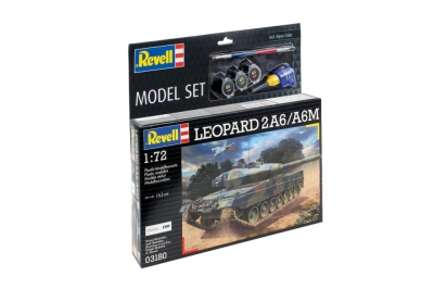 Сглобяем модел, Revell,Танк Leopard 2A6-A6M, 168 части