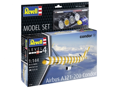 Сглобяем модел, Revell, Самолет Airbus A321-200 Condor, 52 части