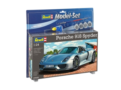 Сглобяем модел, Revell, Автомобил Porsche 918 Spyder, 129 части