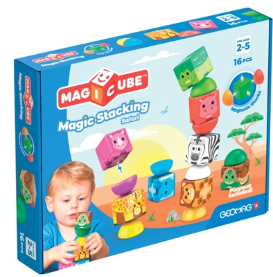 Магнитен конструктор, Geomag, Magicube, Сафари, 16 части