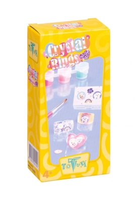 Творчески комплект, Totum, Декорирай сам, Кристални пръстени, 3 броя