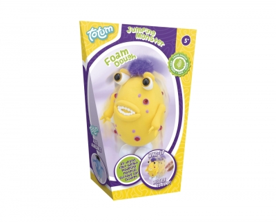 Творчески комплект, Totum, Направи с моделин, Жълто чудовище