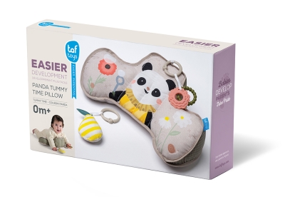 Плюшена бебешка възглавница, Taf Toys, Панда, 40 x 27 x 11 см