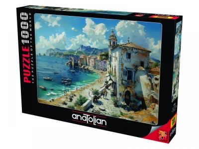Пъзел, Anatolian, Селото край морето, 1000 части