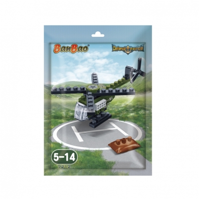 Мини Конструктор, BanBao, Военен хеликоптер, 29 части