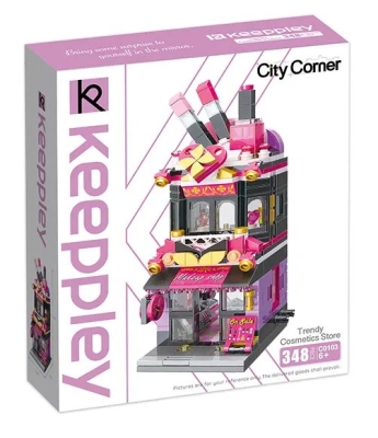 Конструктор, Qman, Keeppley, Магазин за плюшени мечета, 281 части