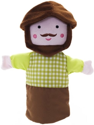 Кукла за куклен театър, Hape, Ловец, 25 х 25 cm