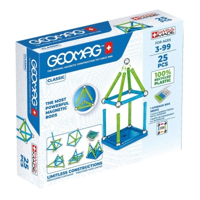 Магнитен конструктор, Geomag, Classic, 25 части
