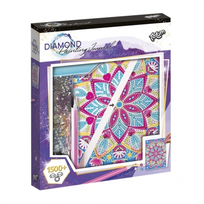 Творчески комплект, Totum, Декорирай сам дневник с диаманти, Мандала