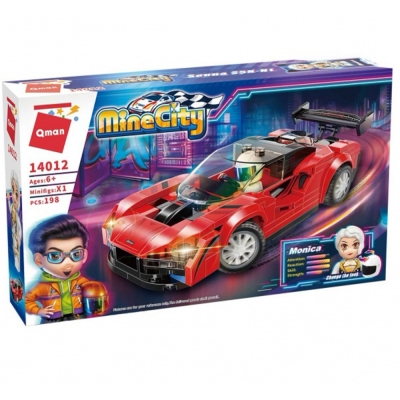 Конструктор, Qman, MineCity, Автомобил, Senna S5N-N1, 198 части
