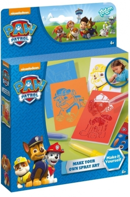Творчески комплект, Totum, Paw Patrol, Оцвети сам със спрей писалки