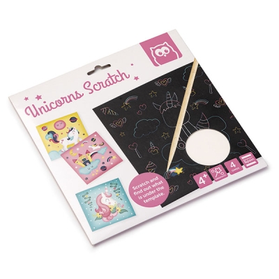 Творчески комплект, Eurekakids, Скречбук Еднорог