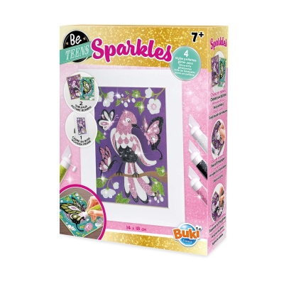 Творчески комплект, Buki France, Направи си сам диамантен гоблен, Птица и пеперуда