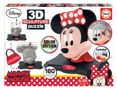 Мини Маус - пъзел 3D скулптура