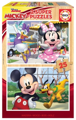 Мики и приятели - пъзел 2х25 части