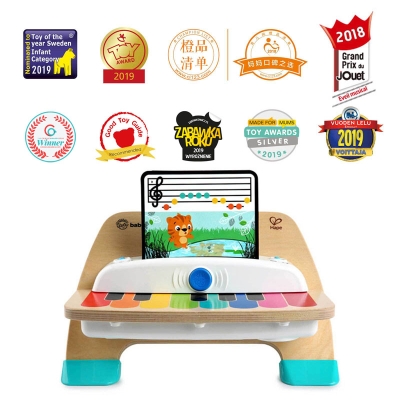 Интерактивна играчка, Hape, Baby Einstein, Дървено сензорно пиано
