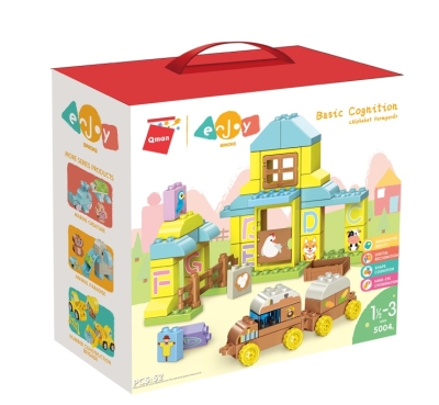 Конструктор, Qman, Азбучен фермерски двор, 52 части