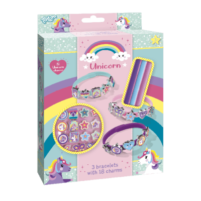 Творчески комплект, Totum, Еднорог, Направи си сам очарователни гривни