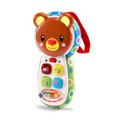 Интерактивна играчка, Vtech, Бебешки телефон, Меченце