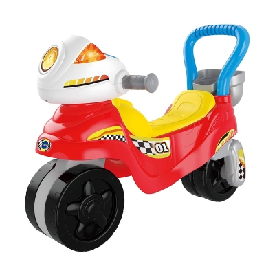 Интерактивна играчка, Vtech, Мотоциклет 3 в 1  проходилка, мотоцитлет и велосипед