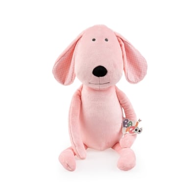 Мека играчка За Гушкане Dog 58cm розов 81989