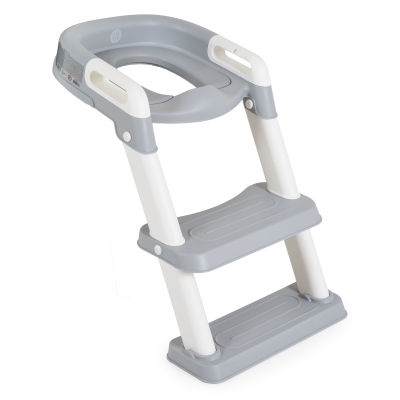 Детска тоалетна седалка със стълба Lifty сив