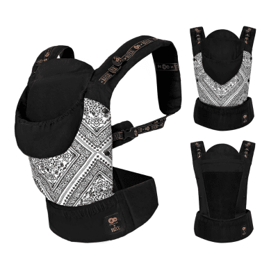 Kinderkraft HUGGY ергономична раница BIZUU lunar blaack