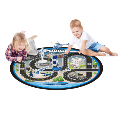 Gearbox подложка за игра с колички Полицейски