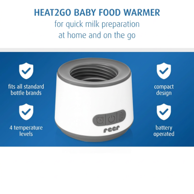 Reer 33060 Heat2Go преносим нагревател за бебебешка храна