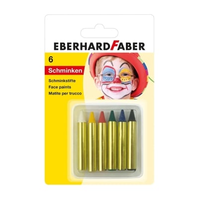 Eberhard Faber Пастели за лице, 6 цвята